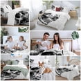 thumbnail image 6 of Skull Queen Size Comforter Set, Wood Grain Halloween Bedding for All Seasons, 4 Pcs Bed Set, 1Quiltcover (90"x92") ,1Sheet(94"x116"), 2Pillowcases (30"x20"), 6 of 9