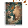 thumbnail image 3 of Toile Murale Tropicale Lion et Agneau 15,75 X 11,81 Pouces, 3 of 8