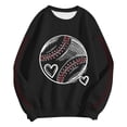 thumbnail image 7 of Godom Sweatshirt for Women Oversized Long Sleeve Sweatshirts Baseball Printed Round Neck Casual Pullover Hoodies Tops 2025, 7 of 7