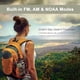 thumbnail image 2 of Emergency Solar Hand Crank Radio with Flashlight, Portable AM/FM Weather Radio & Power Bank, SOS Alert, USB-C Rechargeable Survival Gear for Camping, 2 of 9