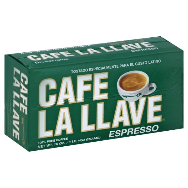Cafe La Llave Espresso Brick, Fine Ground Coffee, Dark