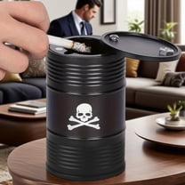 Unique Decorative Desktop Ornament Ashtray for Home Modern Minimalist Design Durable Resin Material with Theme