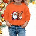 thumbnail image 2 of Boys and Girl Christmas Snowflake Hoodie Winter Warm Xmas Print Pullover Sweatshirts, 2 of 4