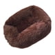 thumbnail image 2 of Cómoda cama para perros y gatos, felpa cálida, perrera, cachorro, hogar, marrón oscuro jinwen  Casa de la cama del gato, 2 of 8