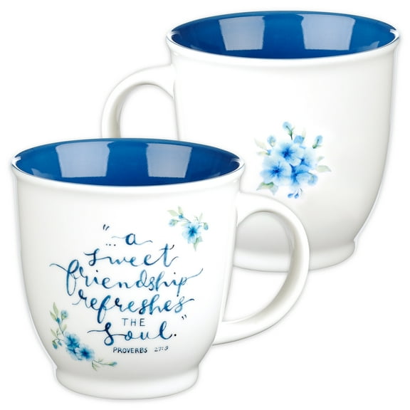 A Sweet Friendship Ceramic Coffee Mug - Proverbs 27:9