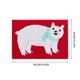 thumbnail image 3 of Alfombra navideña Polar Bear Blessing (imitación), 3 of 6
