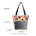 thumbnail image 3 of Disketp gold Skull Guitar record for Women’s Casual Shoulder Tote Bag Cross-body Handbags for Shopping, Travel and Daily Use, 3 of 6