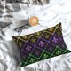 thumbnail image 5 of Fotbe Mardi Gra Geometric Funda de Almohada Decorativa Estilo Occidental, Lujo en Algodón, Fundas para Almohadas King, Cojín Estampado para Decoración del Hogar-20"x30", 5 of 6