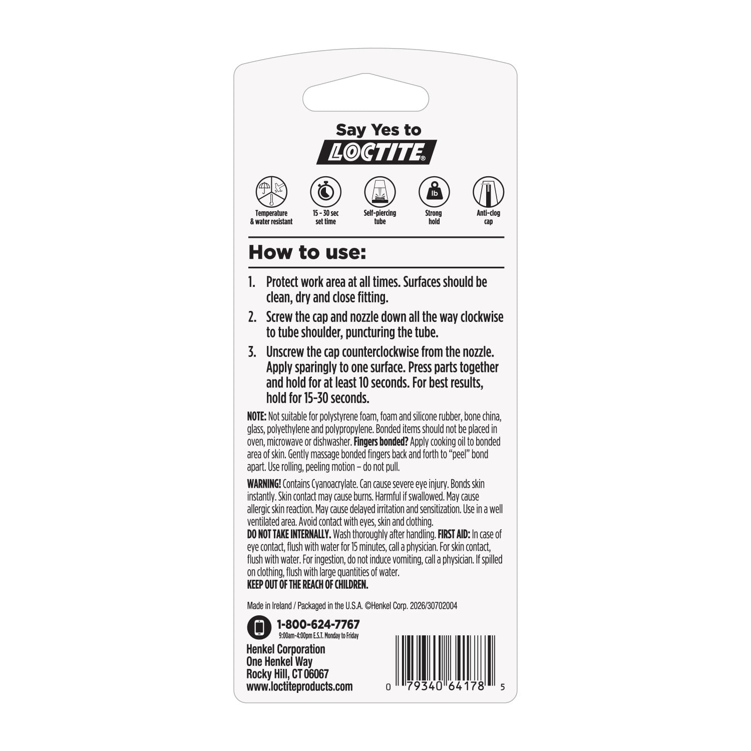 Loctite Super Glue Liquid Tube, Pack of 1, Clear 0.07 fl oz Tube