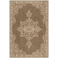 thumbnail image 3 of SAFAVIEH Beach House Harding Traditional Indoor/Outdoor Area Rug Cream/Beige, 6'7" x 6'7" Round, 3 of 8