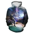 thumbnail image 5 of Sudadera con capucha con estampado de astronauta, universo, espacio, galaxia, para hombres y niños, sudaderas de manga larga, chaqueta genial de gran tamaño para hombre, 5 of 5