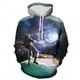 thumbnail image 4 of Sudadera con capucha con estampado de astronauta, universo, espacio, galaxia, para hombres y niños, sudaderas de manga larga, chaqueta genial de gran tamaño para hombre, 4 of 4