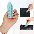thumbnail image 4 of Unique Bargains 1 Pc Women's Hollow Foldable Mirror Comb Travel for Curly Straight Dry Wet Hair Blue, 4 of 6