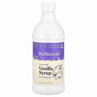 NuNaturals All Natural Cocoa Syrup & Cocoa Mint Syrup Bundle - 2 Bottles, 16 Oz Each, Stevia Sweetened