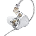 thumbnail image 1 of Auriculares intraurales KZ ZAS Hybrid 7BA+1DD IEM de 16 unidades (blancos), 1 of 8