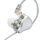 thumbnail image 1 of Auriculares con monitor intraural KZ ZAS 7BA+1DD, 16 unidades, híbridos, blancos, 1 of 7