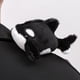 thumbnail image 1 of Plush standing shoulder doll, magnetic tethering doll, soothing small animal plush toy, cute rag doll, size as shown in color, standing shoulder orca - approx. 14cm/0.05kg, 1 of 5
