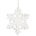 thumbnail image 4 of Vickerman 12" Red Glitter Snowflake Christmas Ornament, 4 of 5
