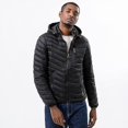 thumbnail image 1 of Down Jacket Lightweight Padded Jacket Men's Warm Padded Jacket Removable Hood Padded Jacket, 1 of 1