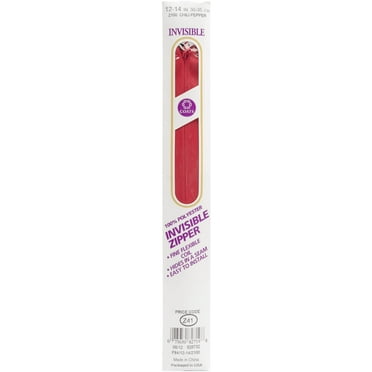 Coats Invisible Zipper 12" To 14"-Chili Pepper