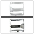 thumbnail image 2 of 2016-2018 Chevy Silverado 1500 Chrome Headlight Trim Bezel Cover Passenger Side, 2 of 3