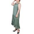 thumbnail image 2 of NY Collection Women's Plus Size Sleeveless Tiered Maxi Dress, 2 of 4