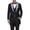 Blank, variant on Men's Tuxedo Suit Set – Double-Breasted Satin Peak Lapel Jacket & Tailored Pants, Elegant Formal Wear for Weddings, Galas & Special Occasions