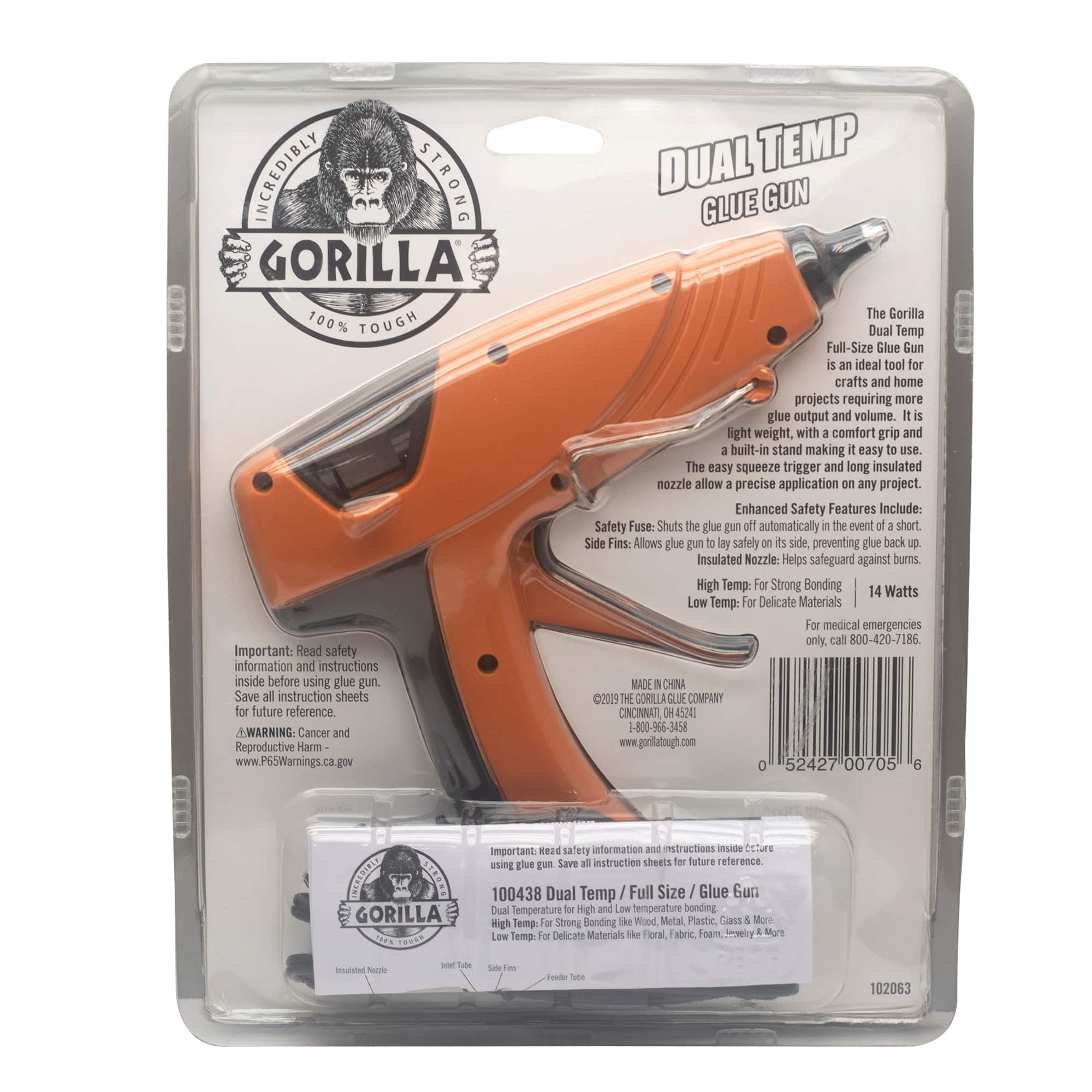 Gorilla Glue Dual Temp Full-Size Hot Glue Gun