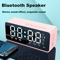 thumbnail image 2 of G50 Wireless Bluetooth Speaker with FM Mini Card Mirror Alarm Clock Audio Stall Receiving K Voice Prompt, 2 of 6