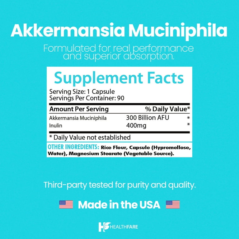 Capsule Per Benessere Intestino Akkermansia Capsule Probiotiche Di - Foto 7