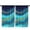 Blue Gold Marble, variant on Blackout Kids Curtains,Teal and Gold Marble Flow Lines Pattern Childrens Insulated Curtains Set Of 2,Bedroom Essentials,Toddler Room Decor 42"x63"