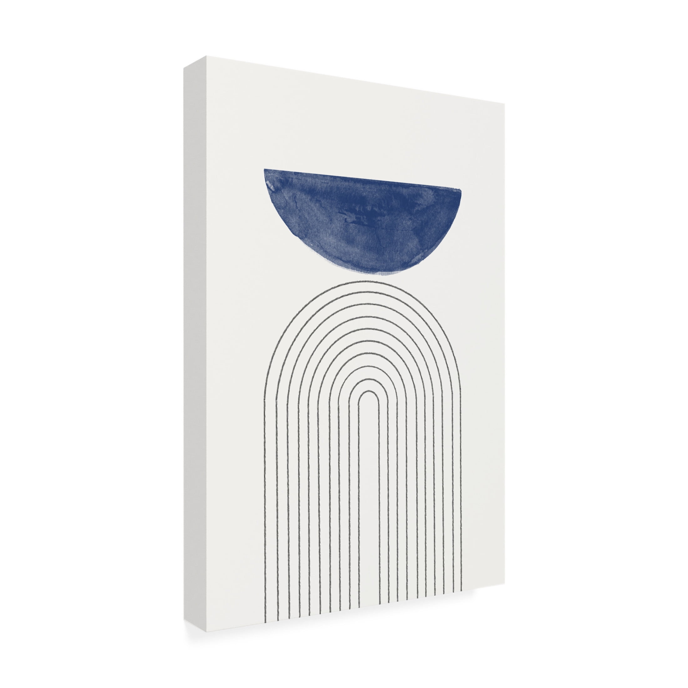 Trademark Fine Art THE MIUUS STUDIO Blue Moon No3 Canvas Wall Art