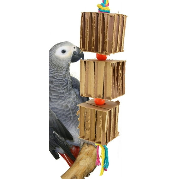Bonka Bird Toys 50075 Big Blocks'n'Knots Bird Toy.