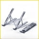 thumbnail image 1 of Soporte para computadora portátil de escritorio vertical para oficina, portátil, plegable, de elevación, plano, de aleación de aluminio, con disipación de calor, 1 of 5