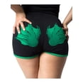 thumbnail image 3 of Women Summer Skinny Shorts Halloween Funny Print Casual Slim Fit Elastic Beach Shorts Streetwear, 3 of 5