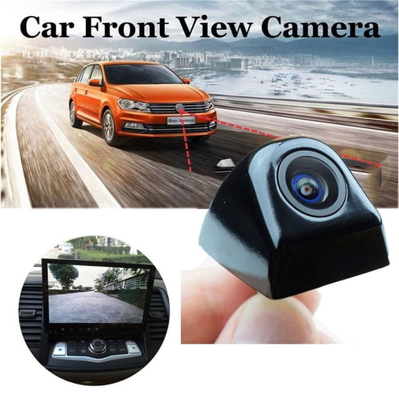 170° HD Car Truck RV SUV Front View Camera Waterproof Night Black Snap-in