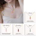 thumbnail image 4 of Natural Quartz Stone Pendant Necklace Lucky Jewelry Gift For Women Girls, 4 of 5