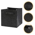 thumbnail image 1 of UPOUART De Ropa Y Almacenaje Multifuncional De Fieltro Oscuro Plegable, 1 of 8