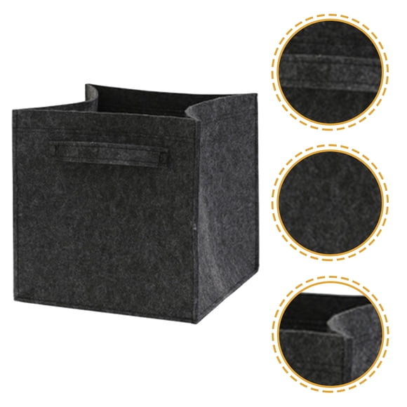 UPOUART De Ropa Y Almacenaje Multifuncional De Fieltro Oscuro Plegable