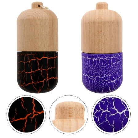 Minkissy 2pcs Kendama Skill Toys Beech Wood Assorted Colors for Balance Improvement and Games