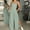 Green, variant on ZZwxWA Overalls Womens Wide Leg Rompers Spaghetti Strap Playsuits Button Side Split Jumpsuits Casual Jupmers with Pockets Solid