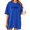 2-Blue, variant on Cozymy Women's Faith Graphic Tee Short Sleeve Inspirational Round Neck T-Shirt Casual Basic Top