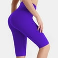 thumbnail image 2 of Pejock Athletic Shorts for Women, Plus Size Workout Shorts for Women, Stretch High Waist Yoga Pants, Capri Leggings Knee Length Swim Shorts Yoga Shorts, Fitness Running Shorts Biker Shorts, 2 of 6