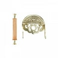 thumbnail image 6 of Renovators Supply Brass Toilet Paper Holder, 'The Crown', Polished Brass Finish, 6 of 9