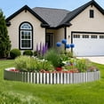 thumbnail image 3 of 8 Inch x 20 FT Corrugated Galvanized Steel Landscape Edging, Flexible Rustproof Metal Garden Border for Flower Beds Lawns Raised Beds Tree Rings, Silver, 3 of 8