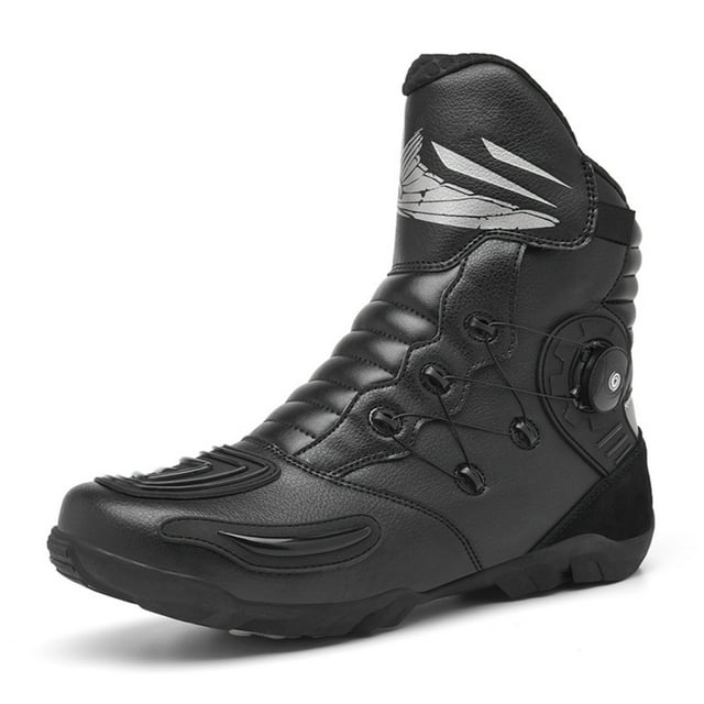 Botas de moto y zapatos de moto para todas las estaciones para hombre y mujer.,Negro,37