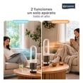 thumbnail image 3 of Ventilador Calentador 2 En 1 Sin Aspas Silencioso Esquimal Color Gris - Blanco, 3 of 8