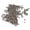 White K, variant on YAHHU 200Pcs 4mm Iron Spacer Beads (0.16 inches / 4 mm) Simple Material Bracelet Necklace Partition Accessories for DIY Jewelry Making Crafts Bronze Plating