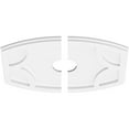 thumbnail image 2 of 20"W x 13 3/8"H x 3"ID x 10 3/4"C x 1"P Kailey Architectural Grade PVC Contemporary Ceiling Medallion, Two Piece, 2 of 11