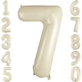 thumbnail image 1 of Globo LVMOQIQIU, 40 pulgadas, blanco, número 7, blanco crema, 0-9, 1 of 7